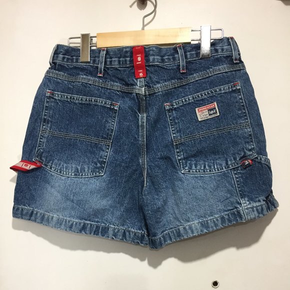 VINTAGE L.E.I. HIGH WAIST DENIM SHORTS SIZE 11 - Picture 3 of 7